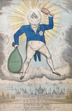 Load image into Gallery viewer, A Total Eclipse Caricature Engraving Of  King George The Fourth Brighton 1820
