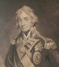 Load image into Gallery viewer, Admiral Lord Nelson Mezzotint Engraving After John Hoppner 1806
