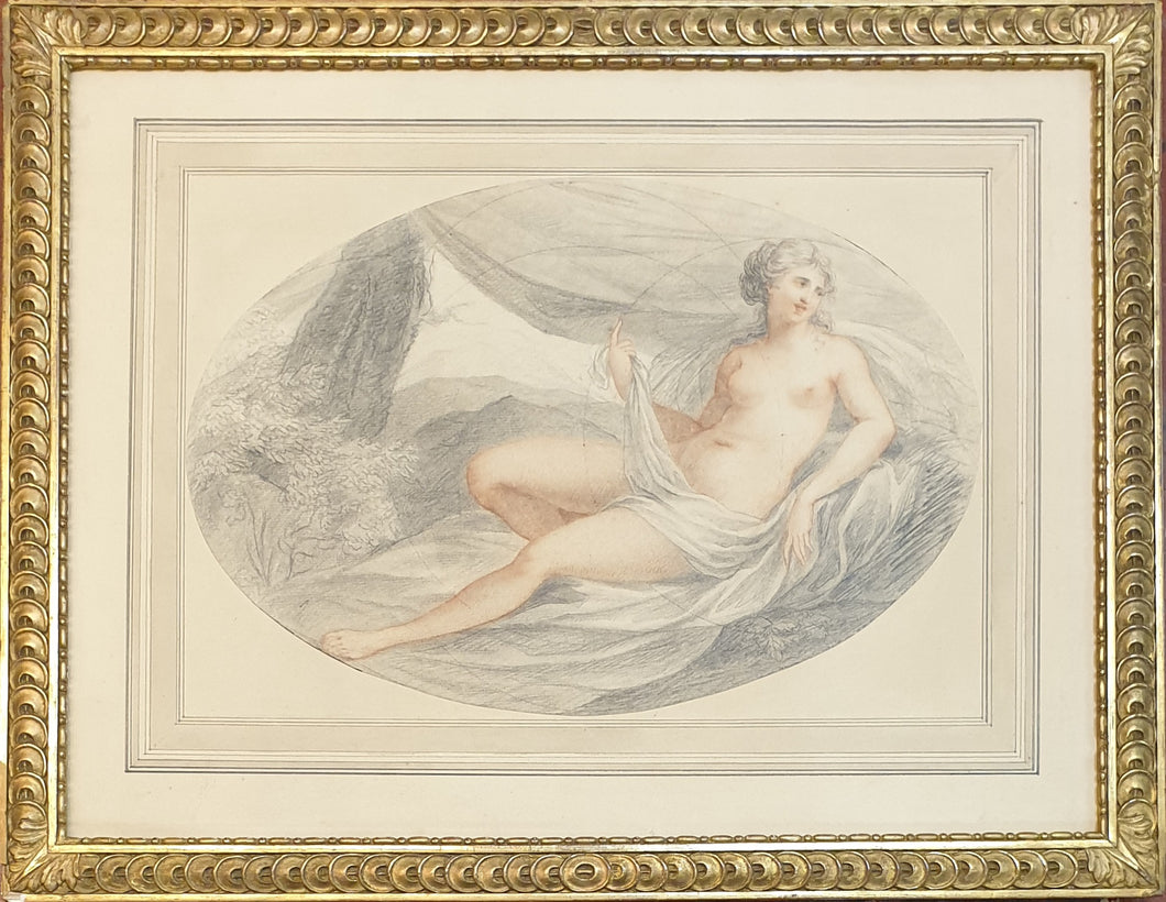 Francesco Bartolozzi R.A. Neo-Classical Nude Drawing Circa.1780