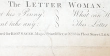 Load image into Gallery viewer, The Letter Woman Mezzotint Engraving After Henry Morland Circa.1770
