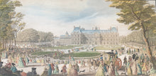 Load image into Gallery viewer, A Group Of Five Mid 18th.Century Hand Coloured Copper Engravings Views Of Paris Palaces And Chateaux
