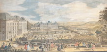Load image into Gallery viewer, A Group Of Five Mid 18th.Century Hand Coloured Copper Engravings Views Of Paris Palaces And Chateaux
