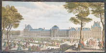 Load image into Gallery viewer, A Group Of Five Mid 18th.Century Hand Coloured Copper Engravings Views Of Paris Palaces And Chateaux
