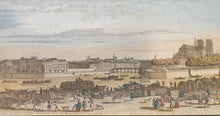 Load image into Gallery viewer, A Group Of Five Mid 18th.Century Hand Coloured Copper Engravings Views Of Paris Palaces And Chateaux
