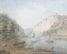 Load image into Gallery viewer, Large 18th.Century Topographical Drawing Hotwells Bristol Circa.1780
