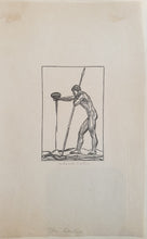 Load image into Gallery viewer, Frederick Carter Woodcut The Libation Circa.1920
