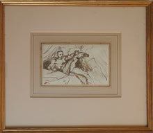 Load image into Gallery viewer, Benjamin Robert Haydon Pen And Ink Drawing Prometheus Chained Circa.1819
