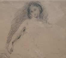 Load image into Gallery viewer, William Edward Frost R.A. A Sheet Of Female Figure Studies Circa.1840

