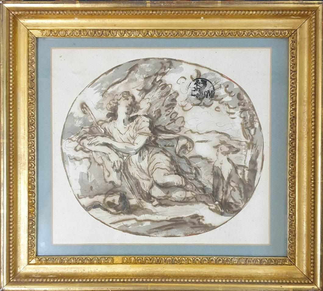 Endymion Florentine School 17th.Century Pen And Ink Drawing