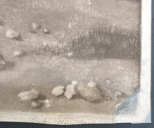 Load image into Gallery viewer, Mezzotint Portrait Of James Sayer Fishing By Richard Houston After Johan Joseph Zoffany 1772
