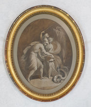 Load image into Gallery viewer, William Hamilton R.A. Jason And Medea Slaying The Colchian Dragon Oil Sketch

