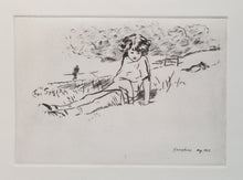 Load image into Gallery viewer, Charles Robinson Sykes Etching Josephine 1913
