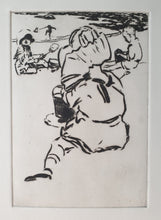 Load image into Gallery viewer, Charles Robinson Sykes Etching Buckets Of Sand
