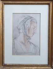 Load image into Gallery viewer, Paul Sandby R.A. Red And Black Chalk Portrait Study Anne Sandby Circa.1760
