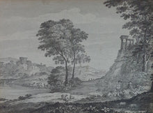 Load image into Gallery viewer, 18th.Century English School Italianate Landscape Watercolour
