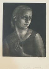 Load image into Gallery viewer, Dame Laura Knight R.A. Mezzotint Engraving A Southern Blonde 1928
