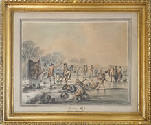 Load image into Gallery viewer, Anne North Watercolour Skating In Hyde Park 1792
