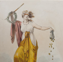 Load image into Gallery viewer, John Samuel Agar Watercolour An Allegory Of Wisdom 1795
