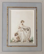 Load image into Gallery viewer, John Samuel Agar Watercolour An Allegory Of Charity 1799
