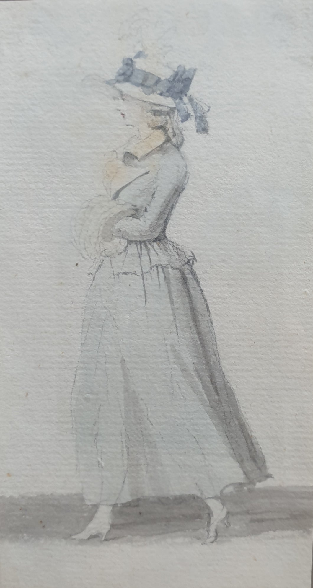Anthony Highmore Watercolour Figure Study Circa.1785