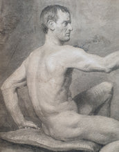 Load image into Gallery viewer, English School 18th.Century Academic Nude Study
