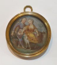Load image into Gallery viewer, Late 18th.Century French School Miniature Painting Charles Phillipe Of France Count D'Artois And His Sister Madame Clothilde After Francois Drouais

