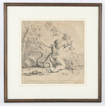 Load image into Gallery viewer, Joseph Goupy After Salvator Rosa Study Of A Sea-Monster Etching Circa.1730
