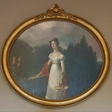Load image into Gallery viewer, François-Joseph Kinson Portrait Of A Lady In A Balllustraded Garden
