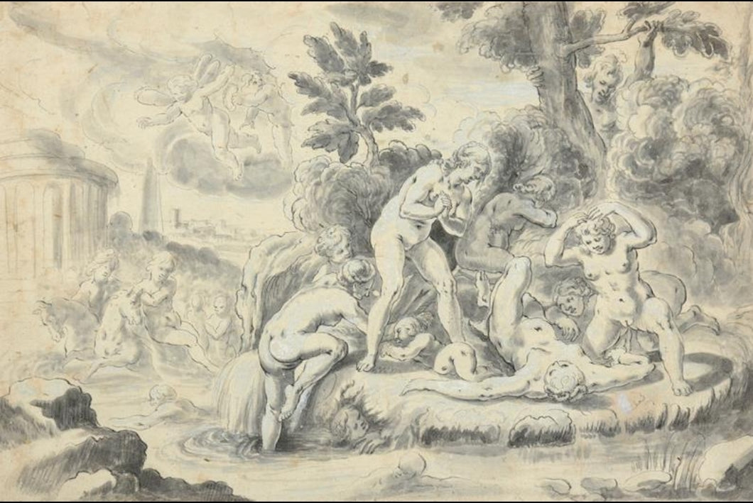 Van Der Lisse 17th.Century Nymphs Bathing