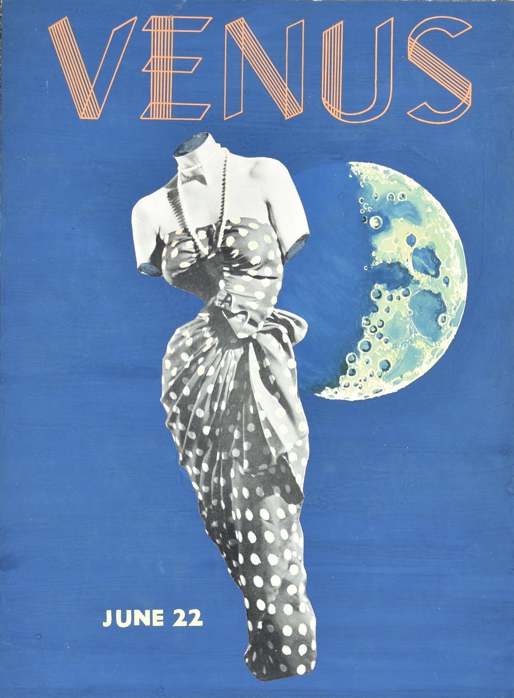Venus Original Magazine Artwork Design Circa.1950